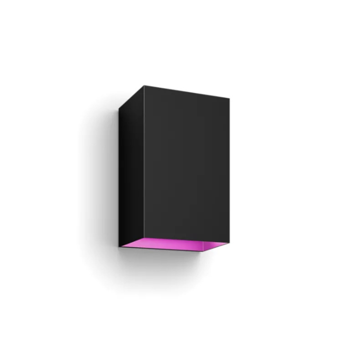 Philips Hue Resonate Wall Lantern | Smart RGBW | Black 16W